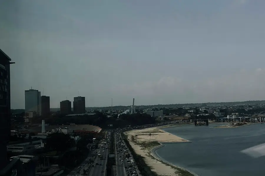 Vue d'Abidjan et de sa lagune